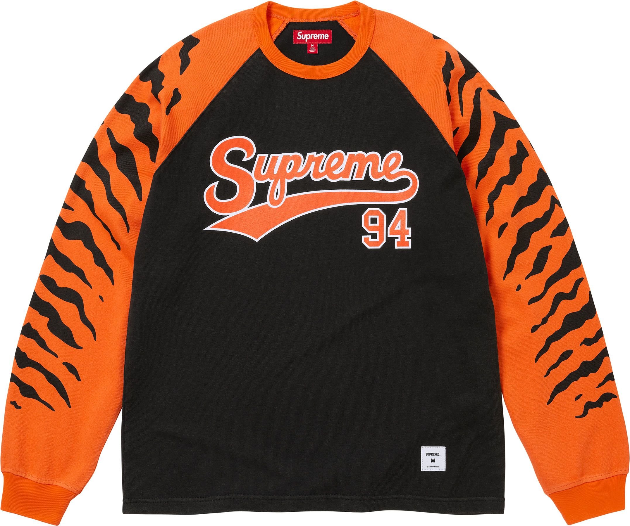 Tiger Raglan L/S Top view 2
